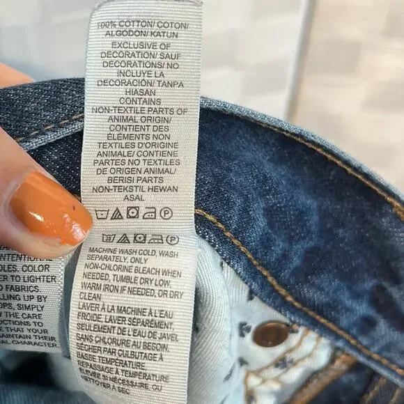 Lucky Brand Men’s 110 Skinny Dark Wash Cotton Blend Jeans Size 31/32 - Picture 11 of 15